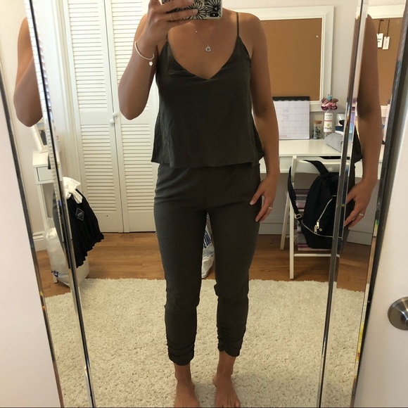 Mendocino Pants - Army Green Romper